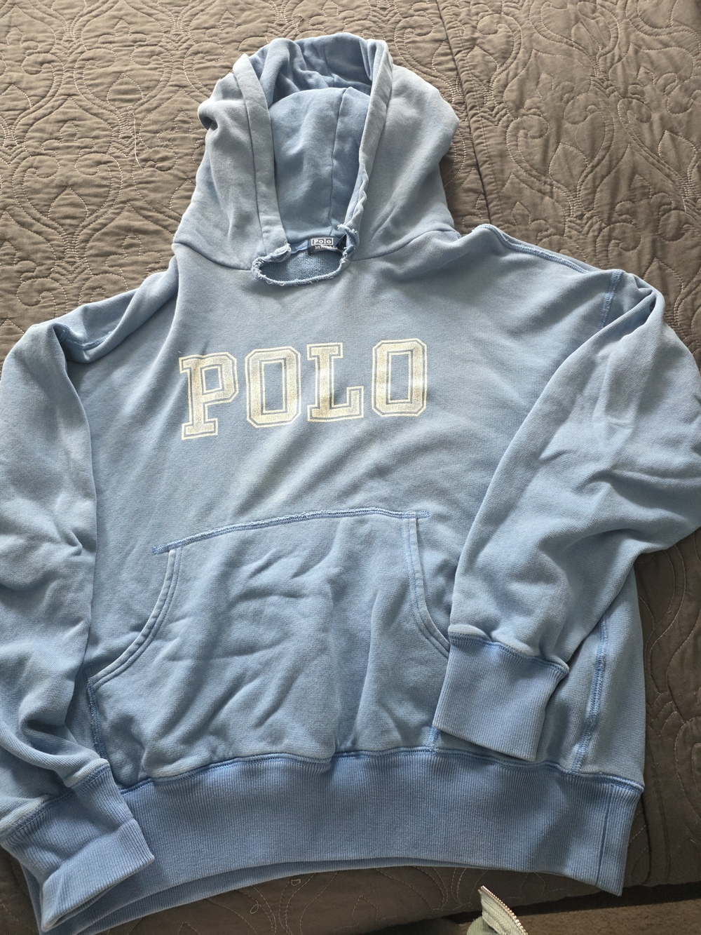 Ralph Lauren POLO Light Blue Hooded Sweatshirt